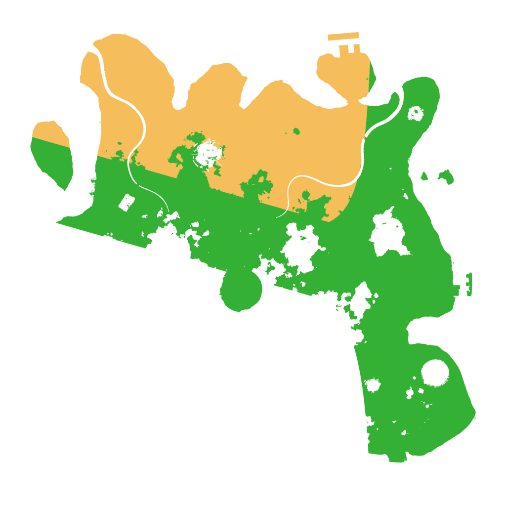 Biome Rust Map: Procedural Map, Size: 3300, Seed: 2147483647