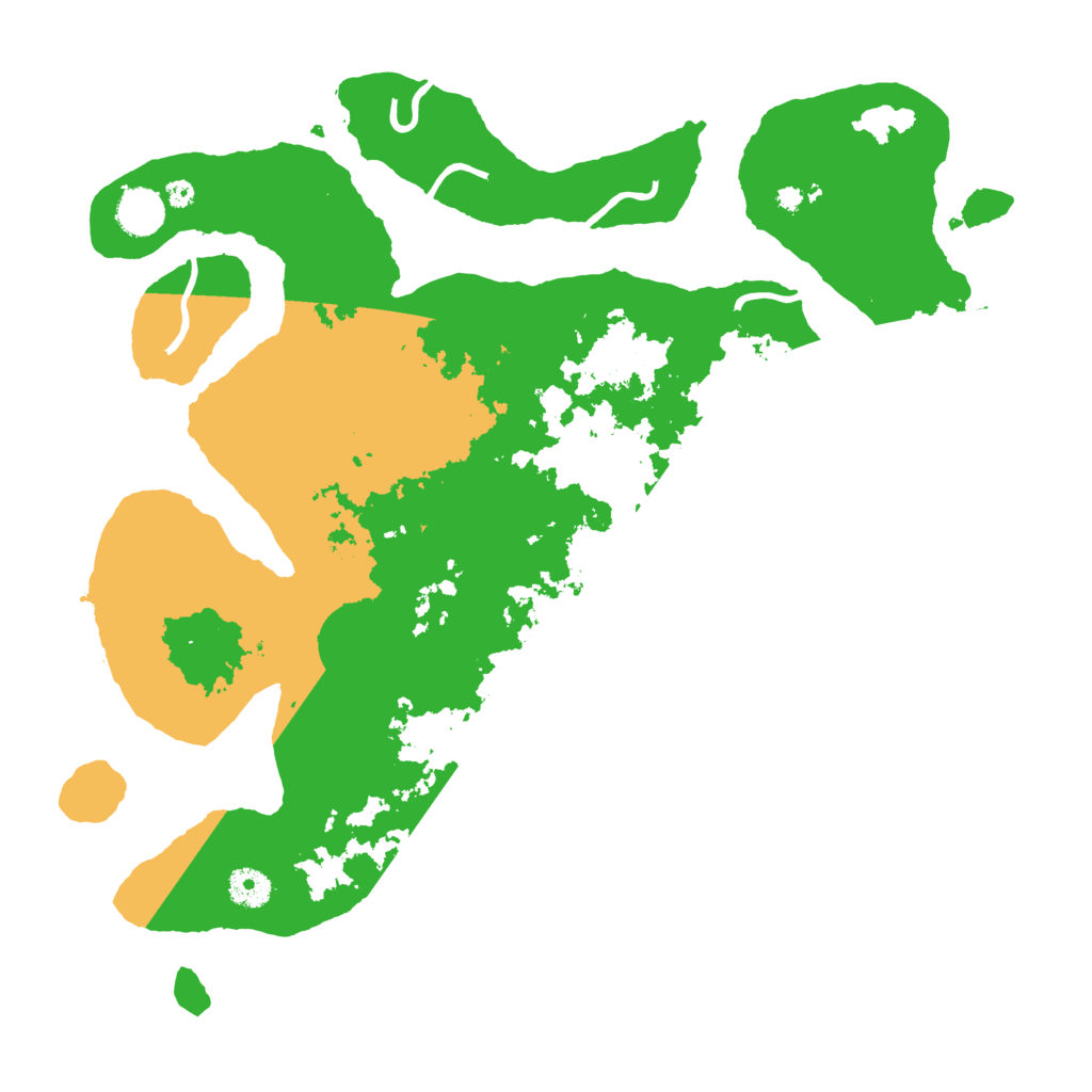 Biome Rust Map: Procedural Map, Size: 4000, Seed: 764525