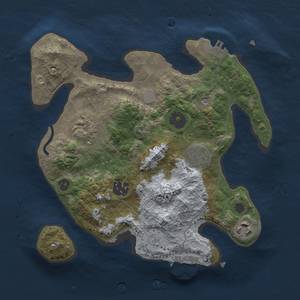 Thumbnail Rust Map: Procedural Map, Size: 2700, Seed: 56, 11 Monuments