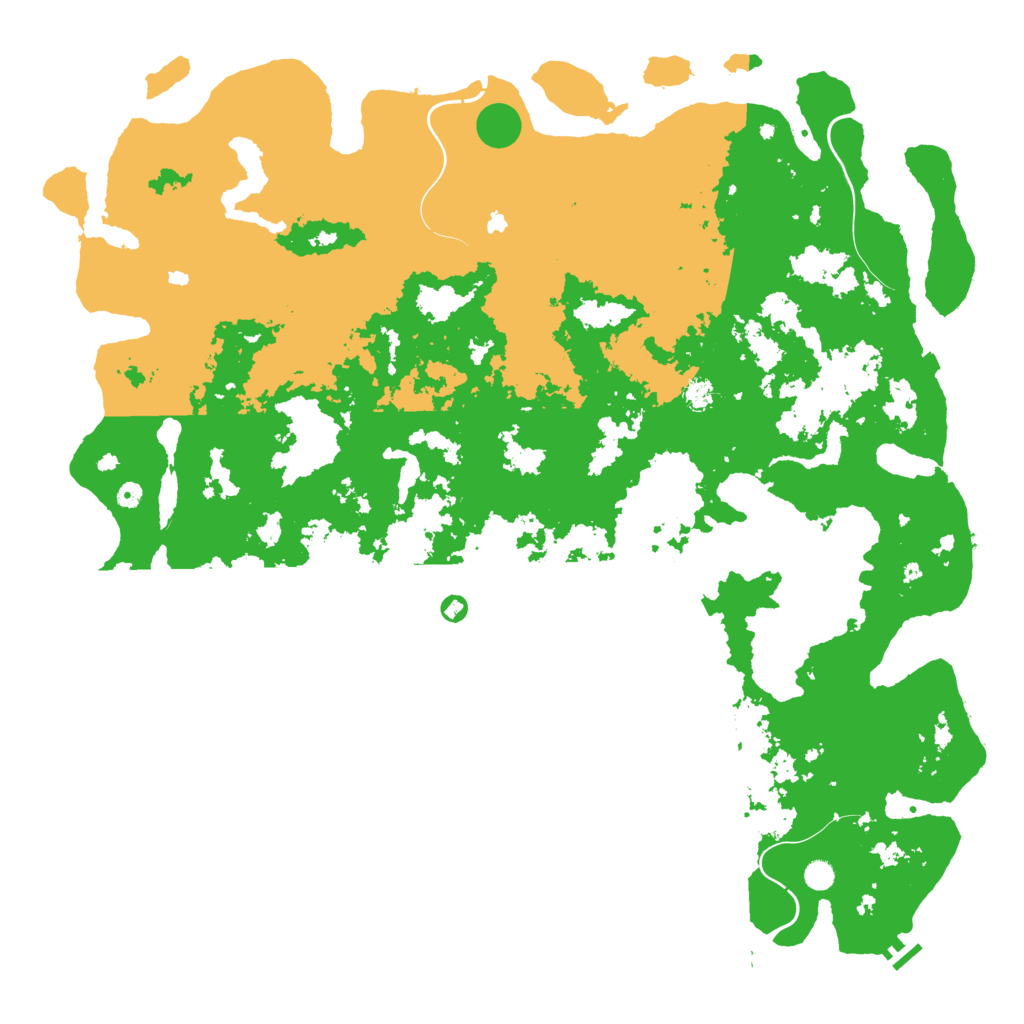 Biome Rust Map: Procedural Map, Size: 6000, Seed: 702989785