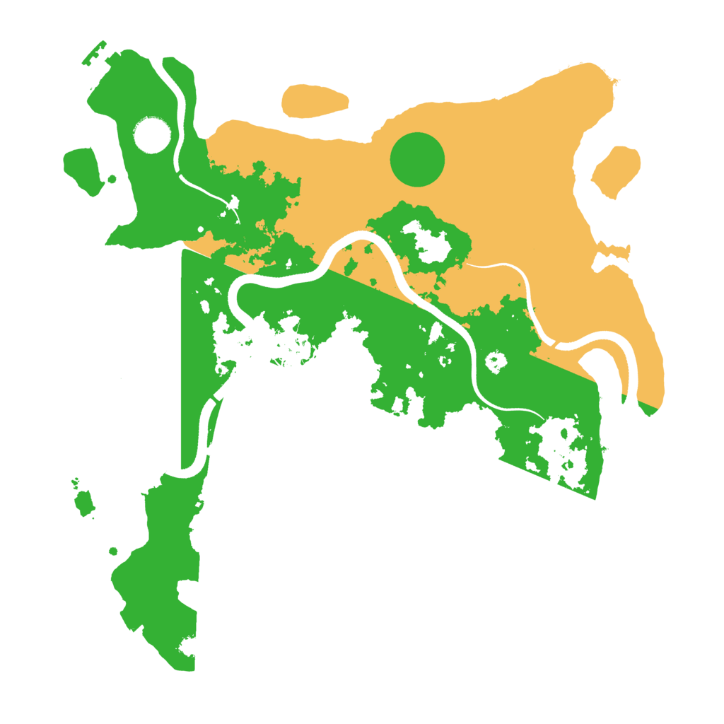 Biome Rust Map: Procedural Map, Size: 3500, Seed: 1716507351