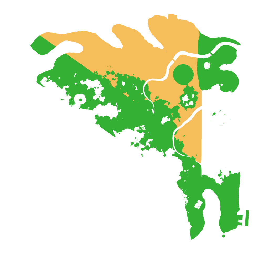 Biome Rust Map: Procedural Map, Size: 3500, Seed: 1734409739