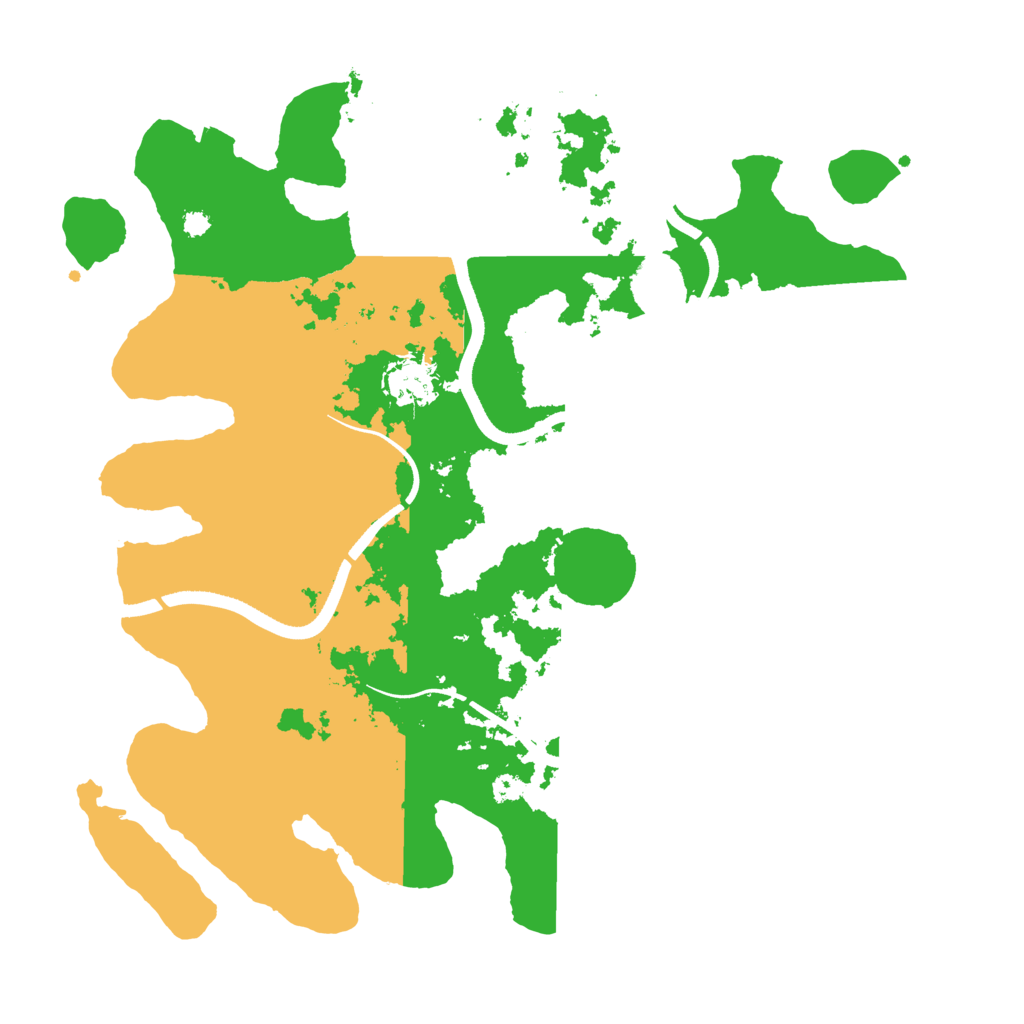 Biome Rust Map: Procedural Map, Size: 3550, Seed: 625149