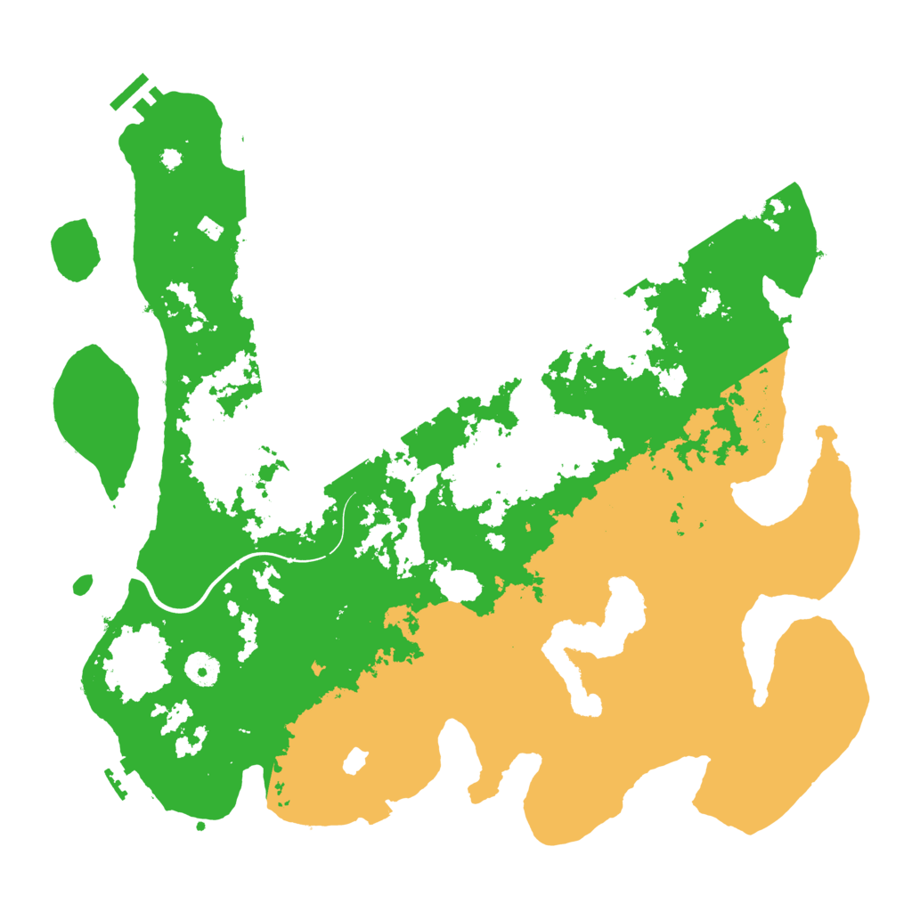 Biome Rust Map: Procedural Map, Size: 4000, Seed: 444537