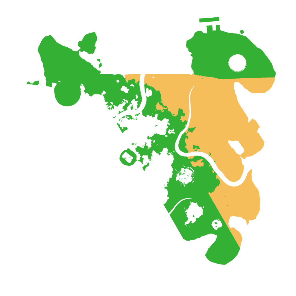 Biome Rust Map: Procedural Map, Size: 3000, Seed: 367672346