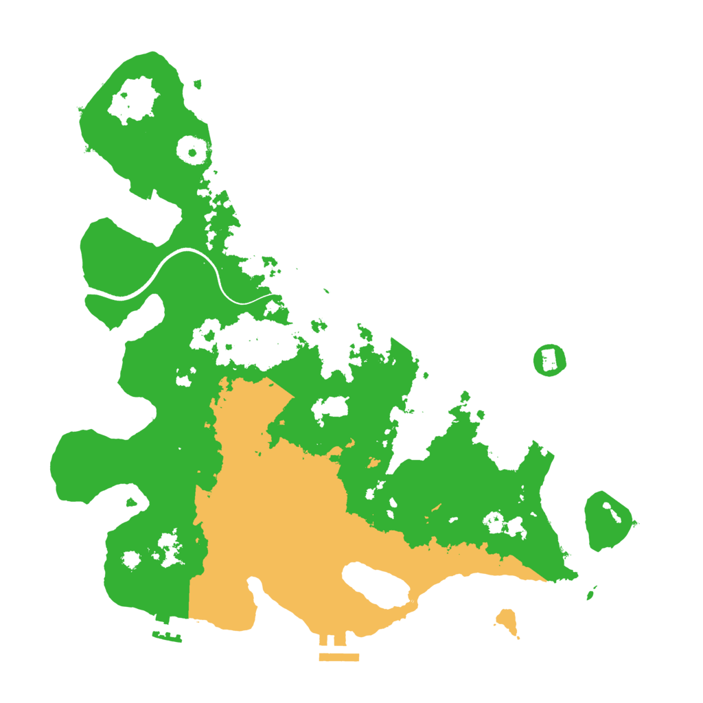 Biome Rust Map: Procedural Map, Size: 3550, Seed: 437514
