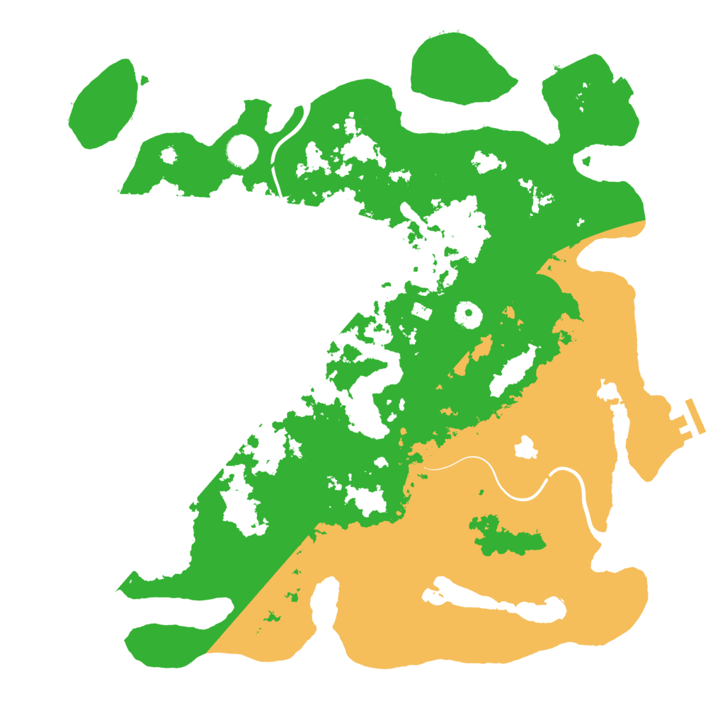 Biome Rust Map: Procedural Map, Size: 4000, Seed: 748205