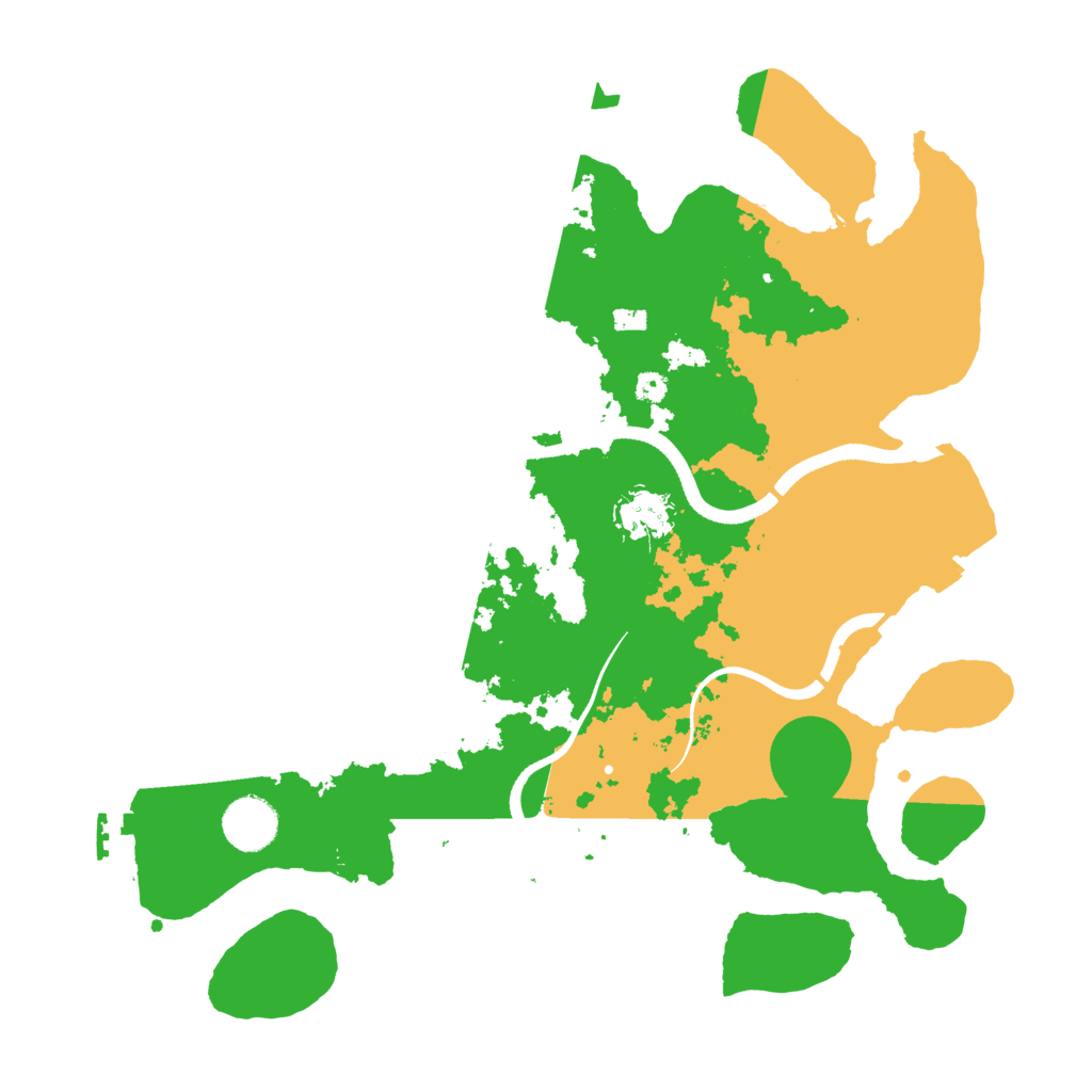 Biome Rust Map: Procedural Map, Size: 3550, Seed: 679068