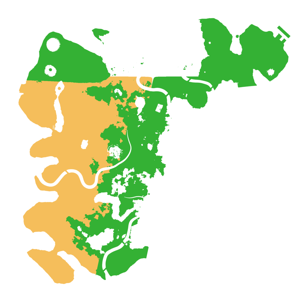 Biome Rust Map: Procedural Map, Size: 4000, Seed: 147211