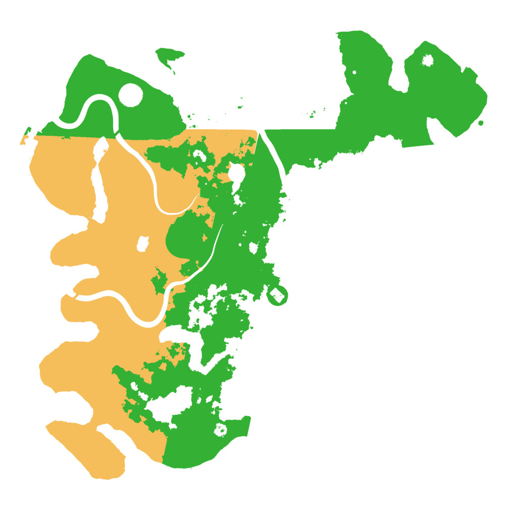 Biome Rust Map: Procedural Map, Size: 4000, Seed: 147211