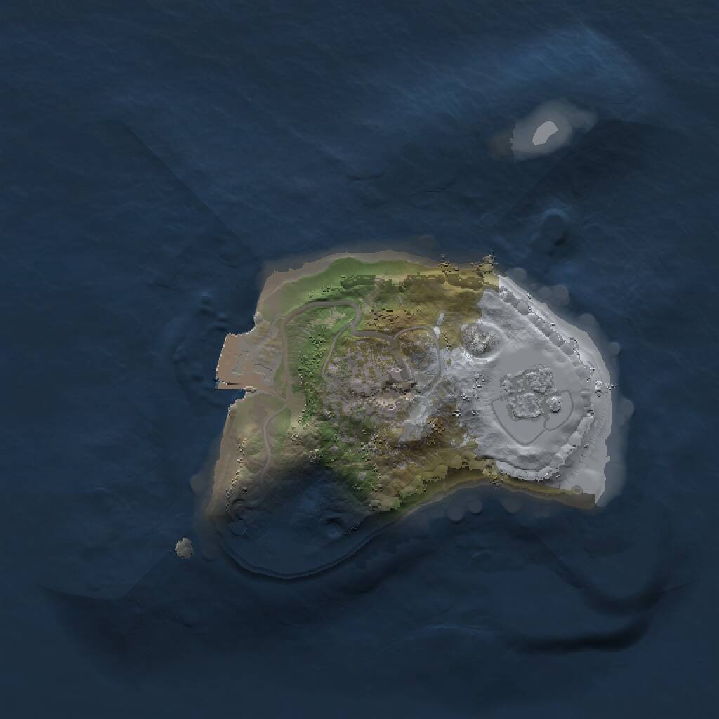 Rust Map: Procedural Map, Size: 1500, Seed: 13098, 2 Monuments