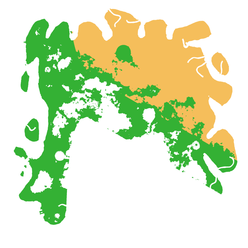 Biome Rust Map: Procedural Map, Size: 4500, Seed: 2279607