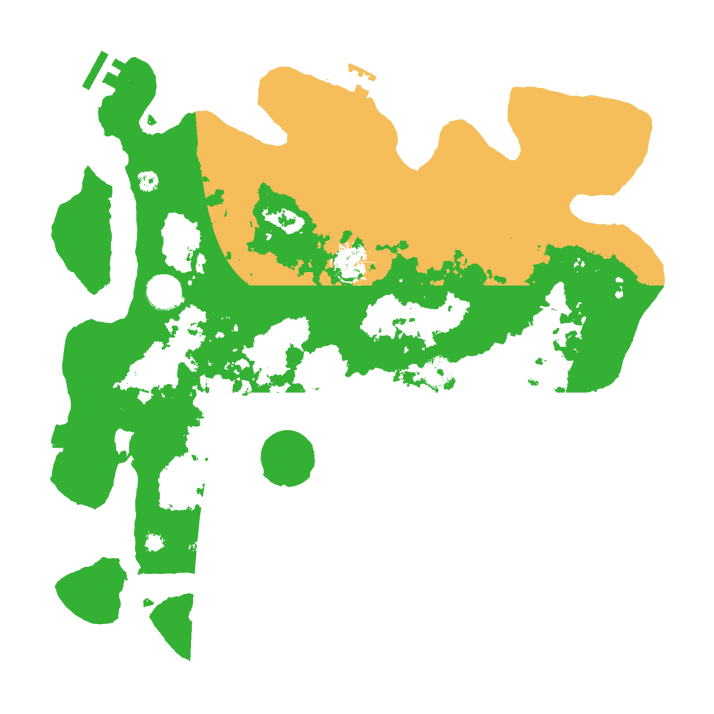 Biome Rust Map: Procedural Map, Size: 3550, Seed: 384357