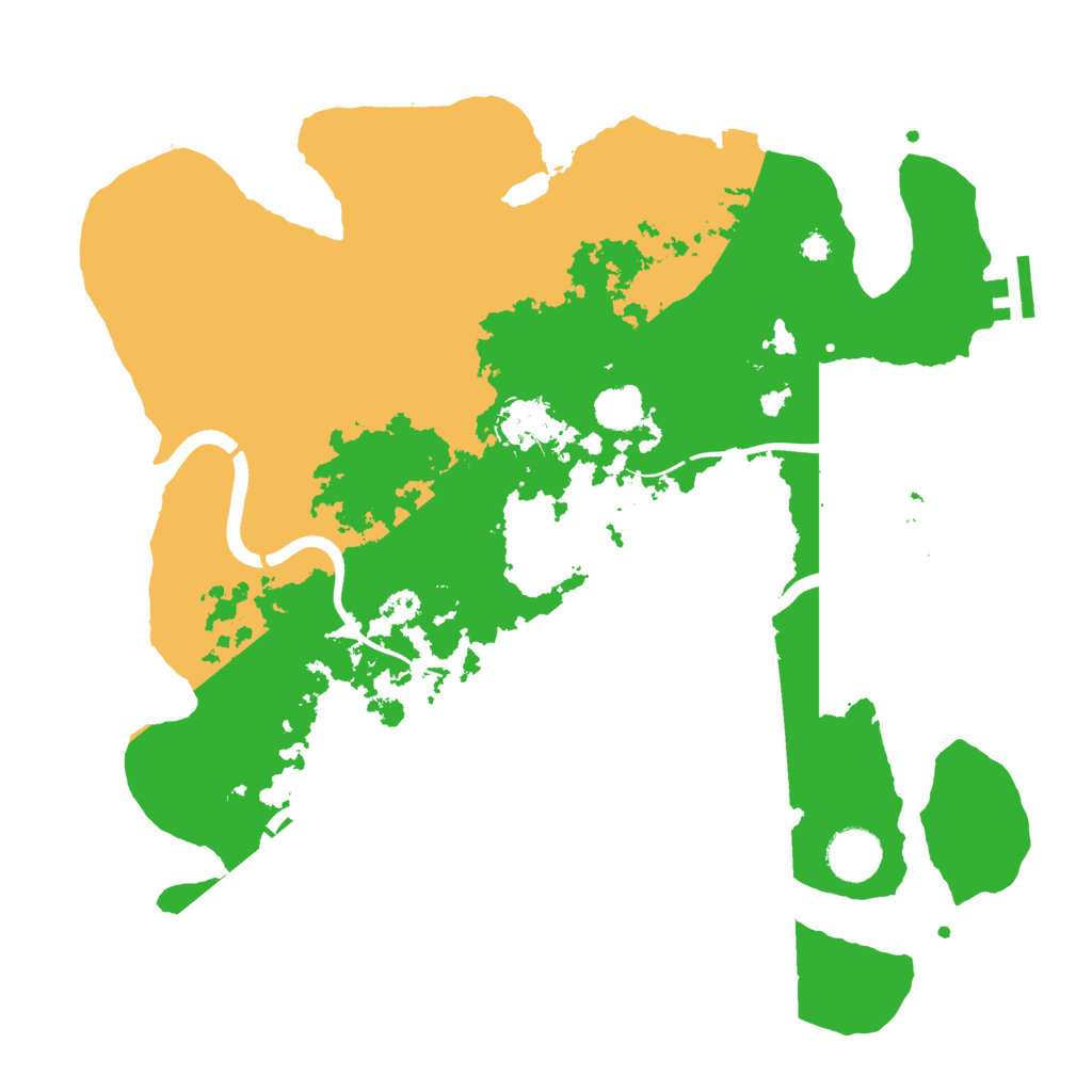 Biome Rust Map: Procedural Map, Size: 3550, Seed: 749698