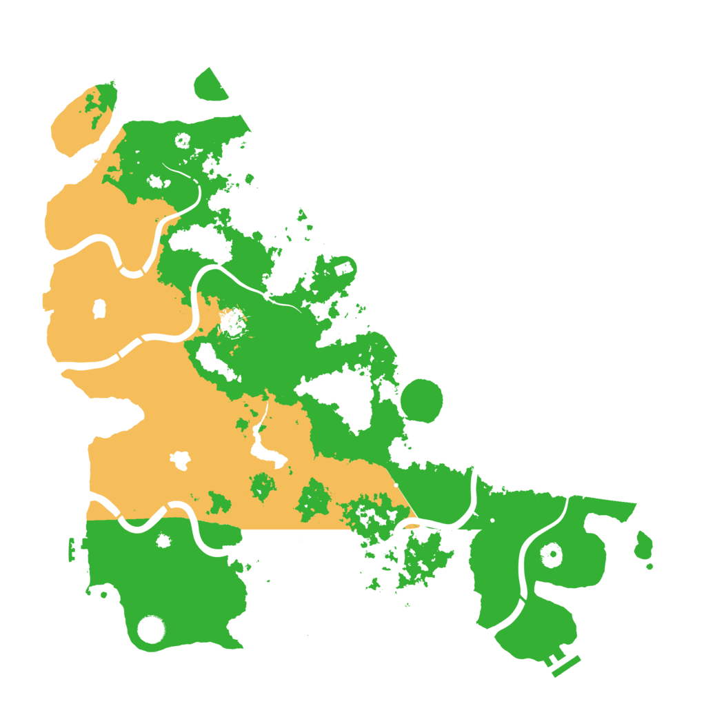 Biome Rust Map: Procedural Map, Size: 4500, Seed: 1394724