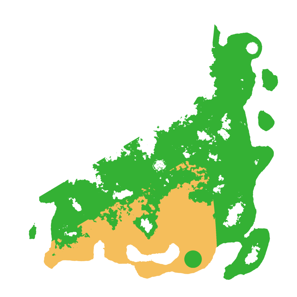 Biome Rust Map: Barren, Size: 4500, Seed: 4881841