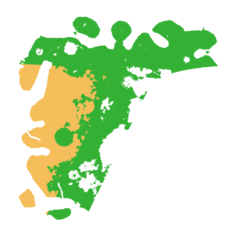 Biome Rust Map: Procedural Map, Size: 3500, Seed: 172001154