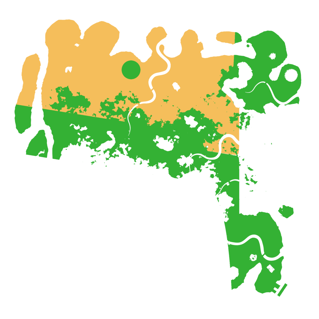 Biome Rust Map: Procedural Map, Size: 4500, Seed: 1463773