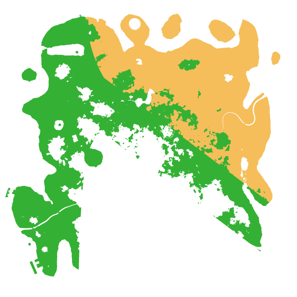 Biome Rust Map: Procedural Map, Size: 4500, Seed: 3529825