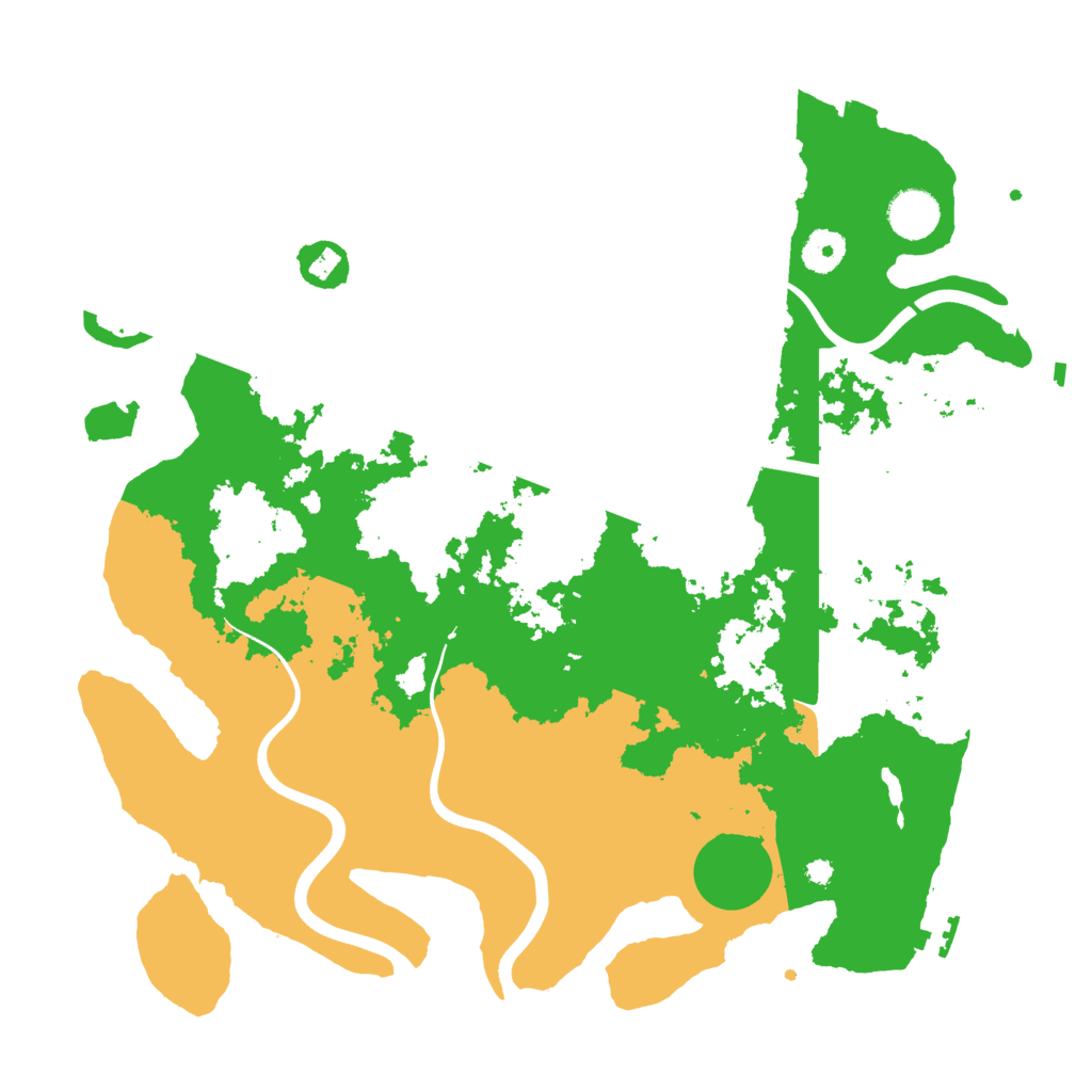 Biome Rust Map: Procedural Map, Size: 3800, Seed: 865662