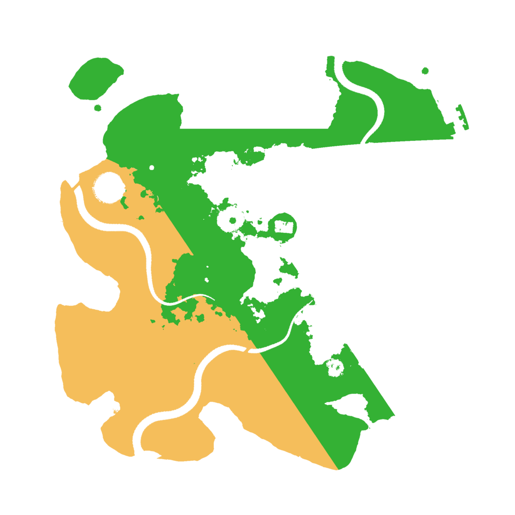 Biome Rust Map: Procedural Map, Size: 3000, Seed: 474991
