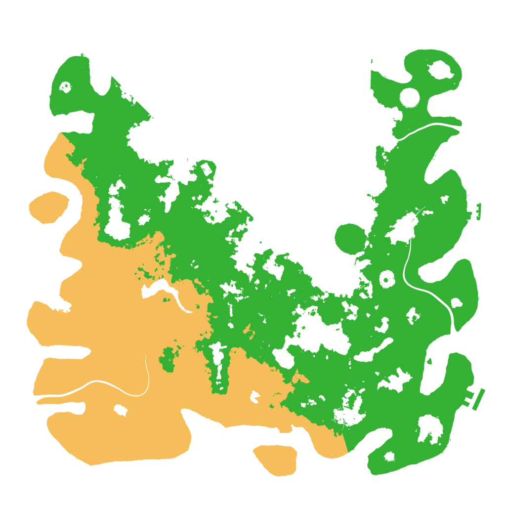 Biome Rust Map: Procedural Map, Size: 4500, Seed: 4284762