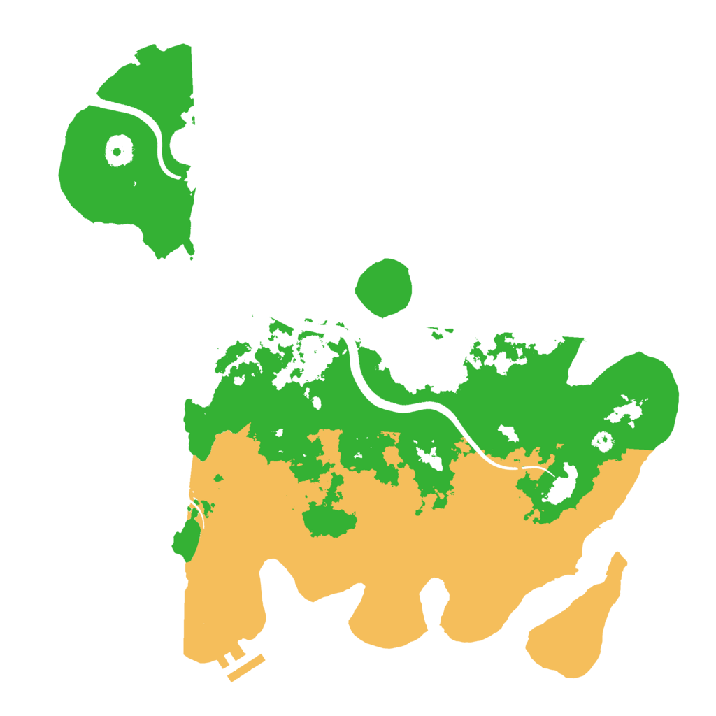 Biome Rust Map: Procedural Map, Size: 3550, Seed: 775304