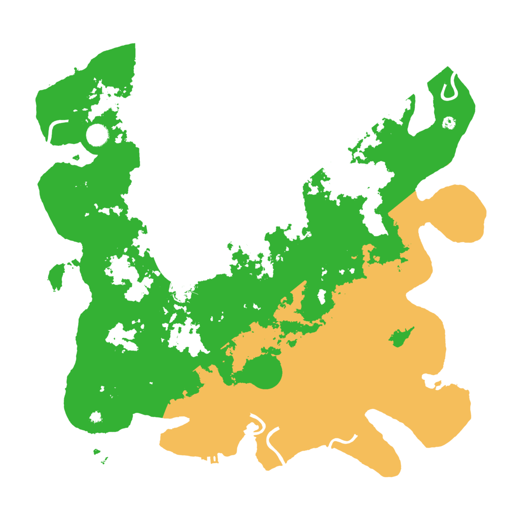 Biome Rust Map: Procedural Map, Size: 4000, Seed: 276495