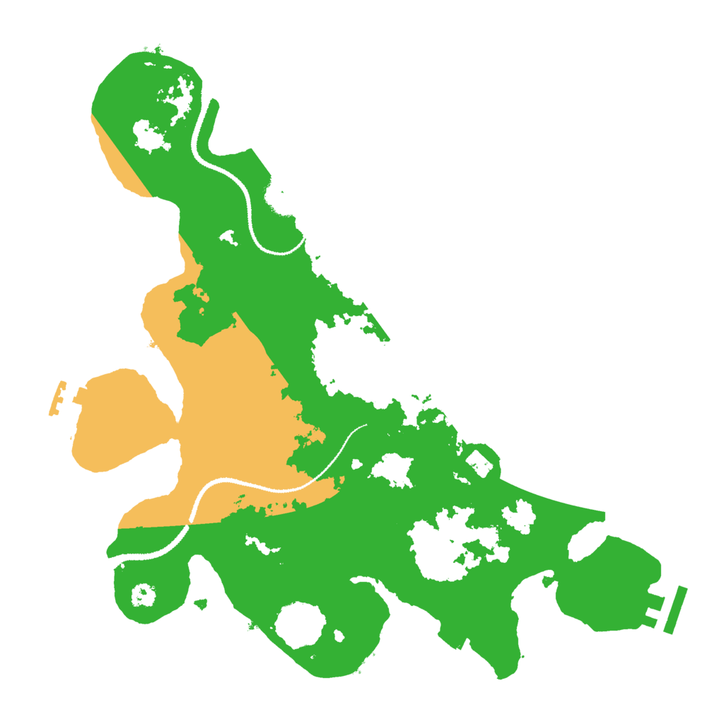 Biome Rust Map: Procedural Map, Size: 3000, Seed: 742465
