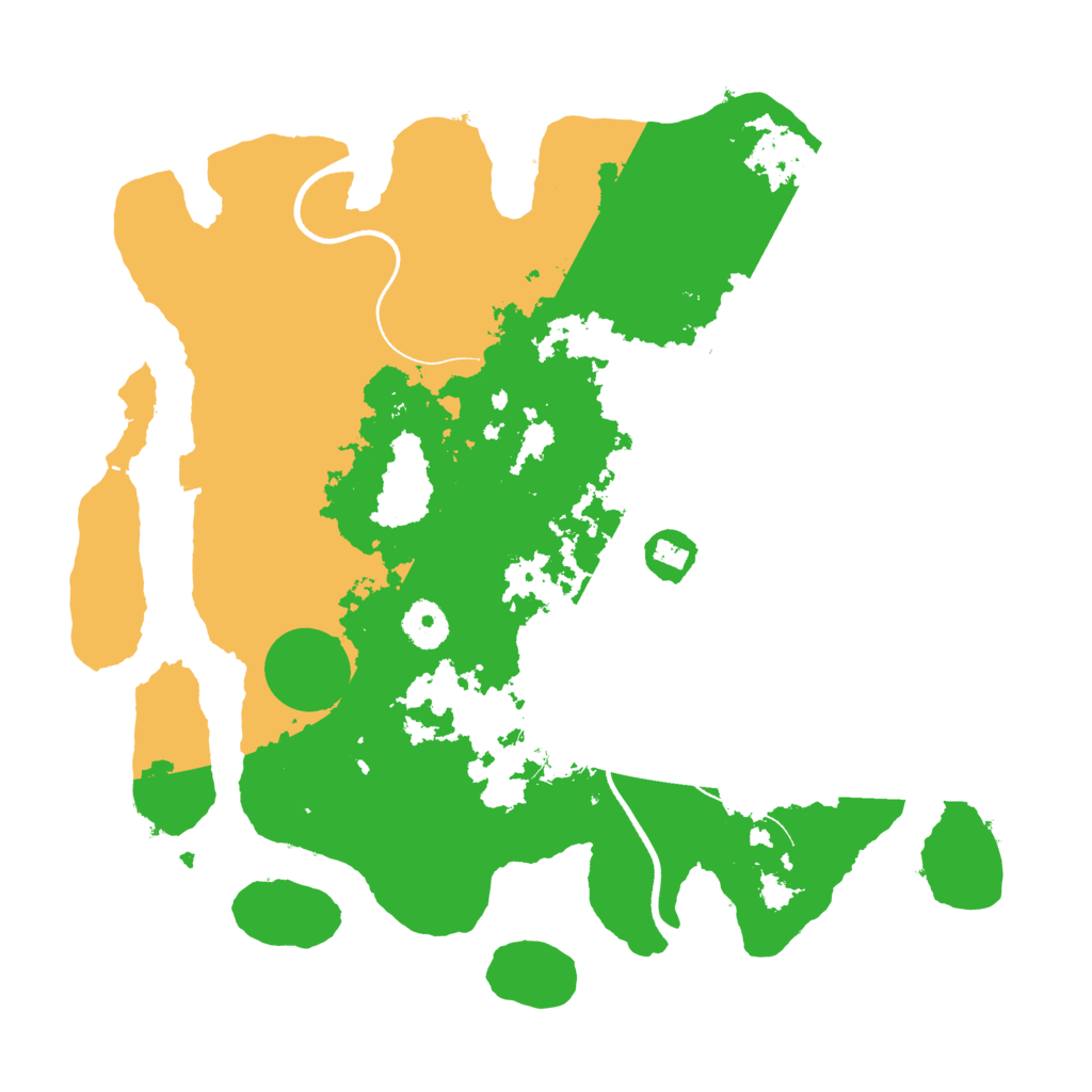Biome Rust Map: Procedural Map, Size: 3550, Seed: 638766