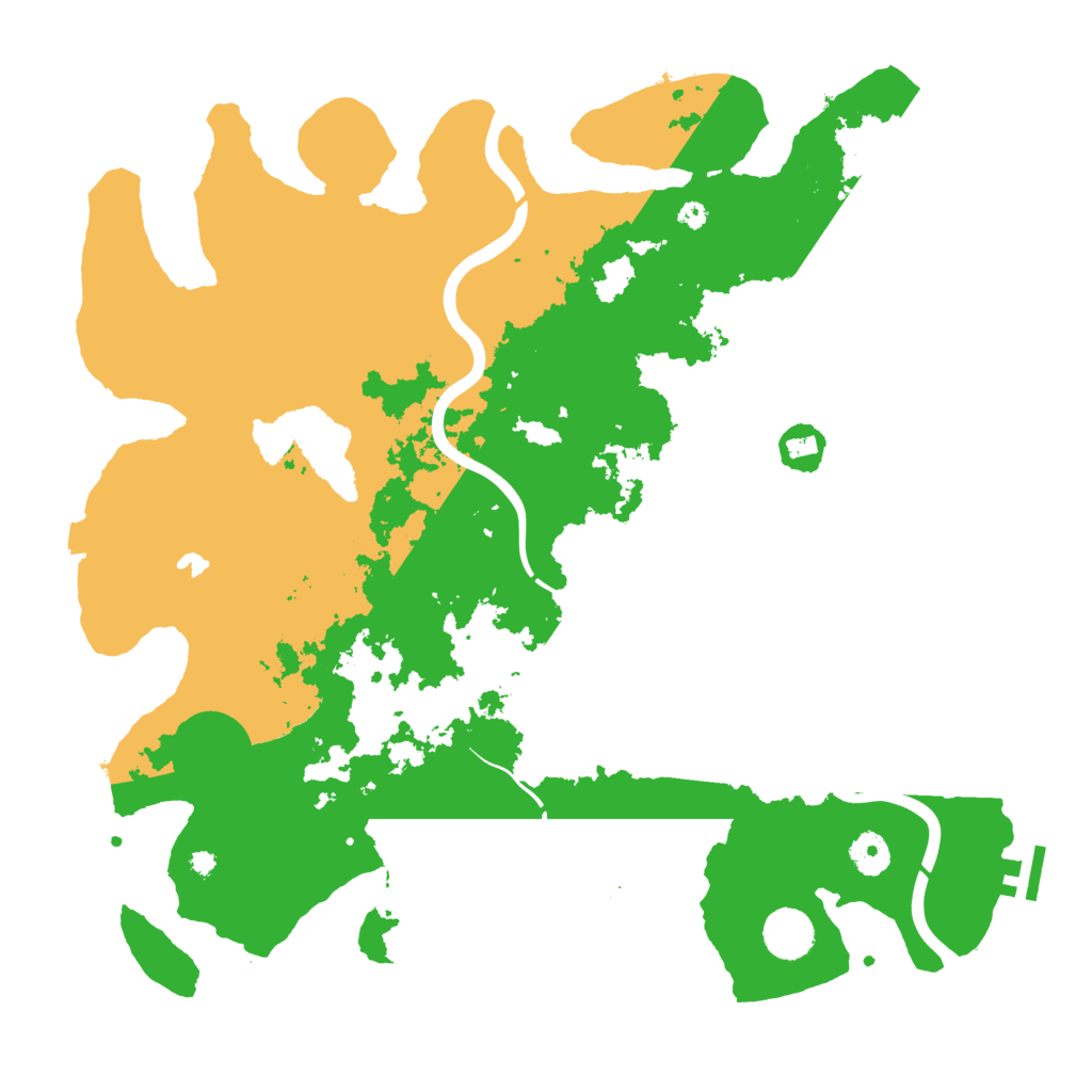 Biome Rust Map: Procedural Map, Size: 4000, Seed: 42198759
