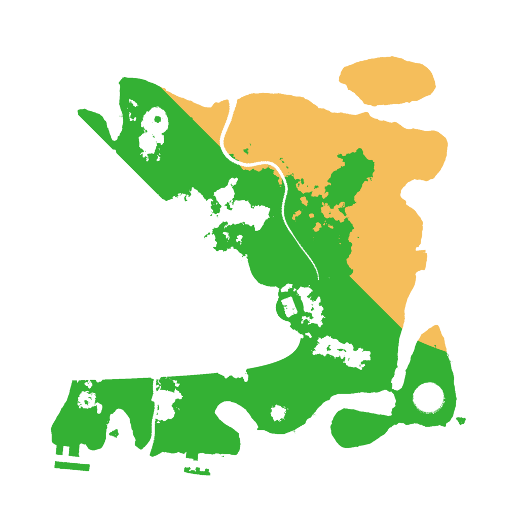 Biome Rust Map: Procedural Map, Size: 3000, Seed: 813386