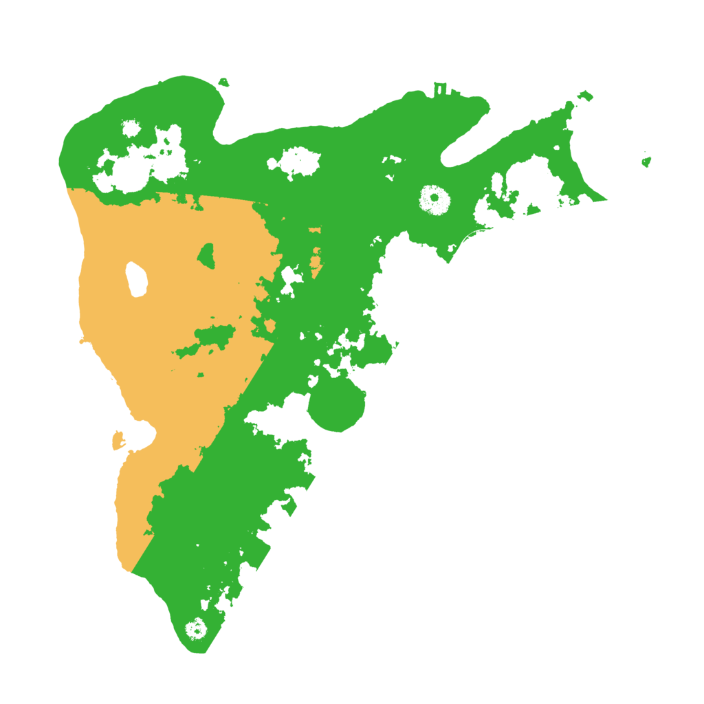 Biome Rust Map: Procedural Map, Size: 3500, Seed: 73632843