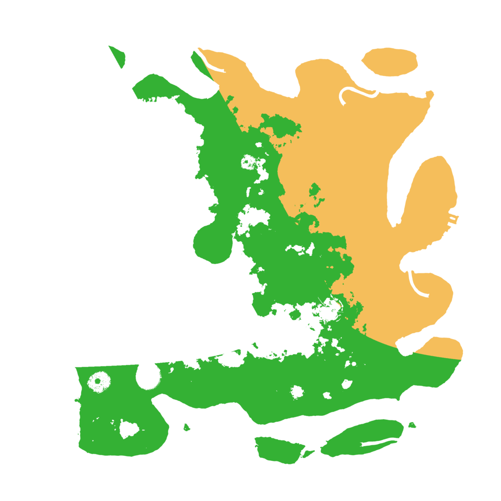 Biome Rust Map: Procedural Map, Size: 3550, Seed: 821425