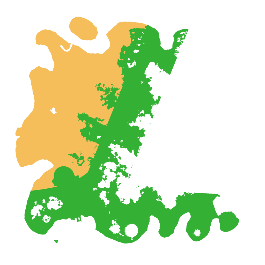 Biome Rust Map: Procedural Map, Size: 3550, Seed: 500265