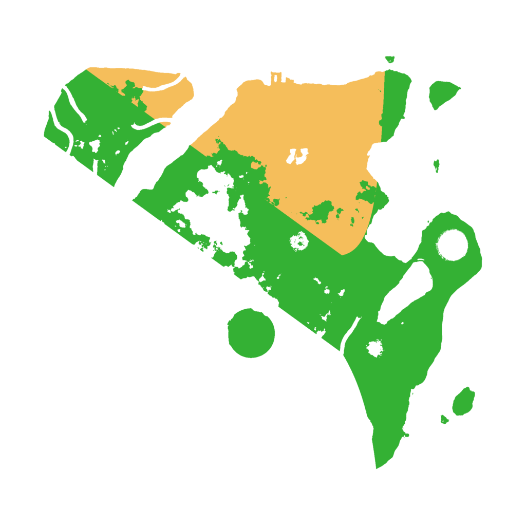 Biome Rust Map: Procedural Map, Size: 3000, Seed: 365980