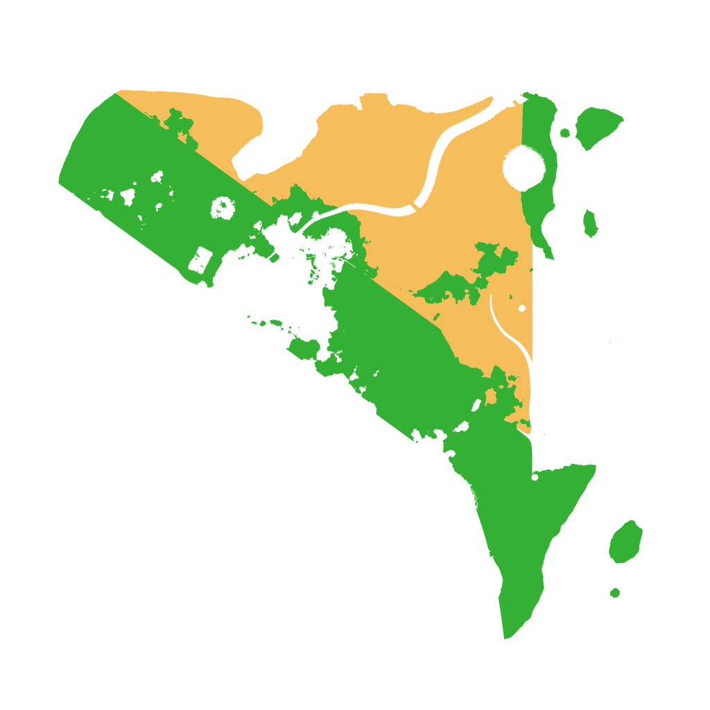 Biome Rust Map: Procedural Map, Size: 3000, Seed: 365980