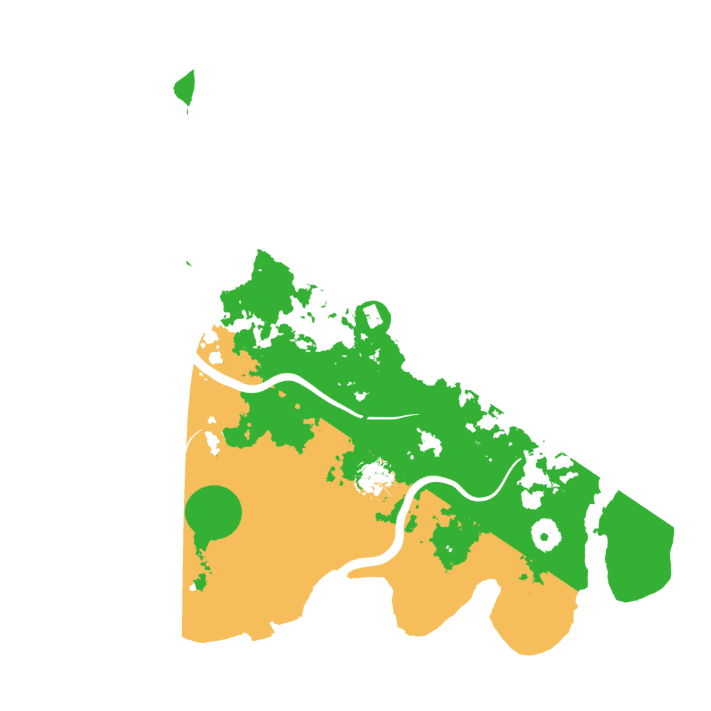 Biome Rust Map: Procedural Map, Size: 3500, Seed: 5595964