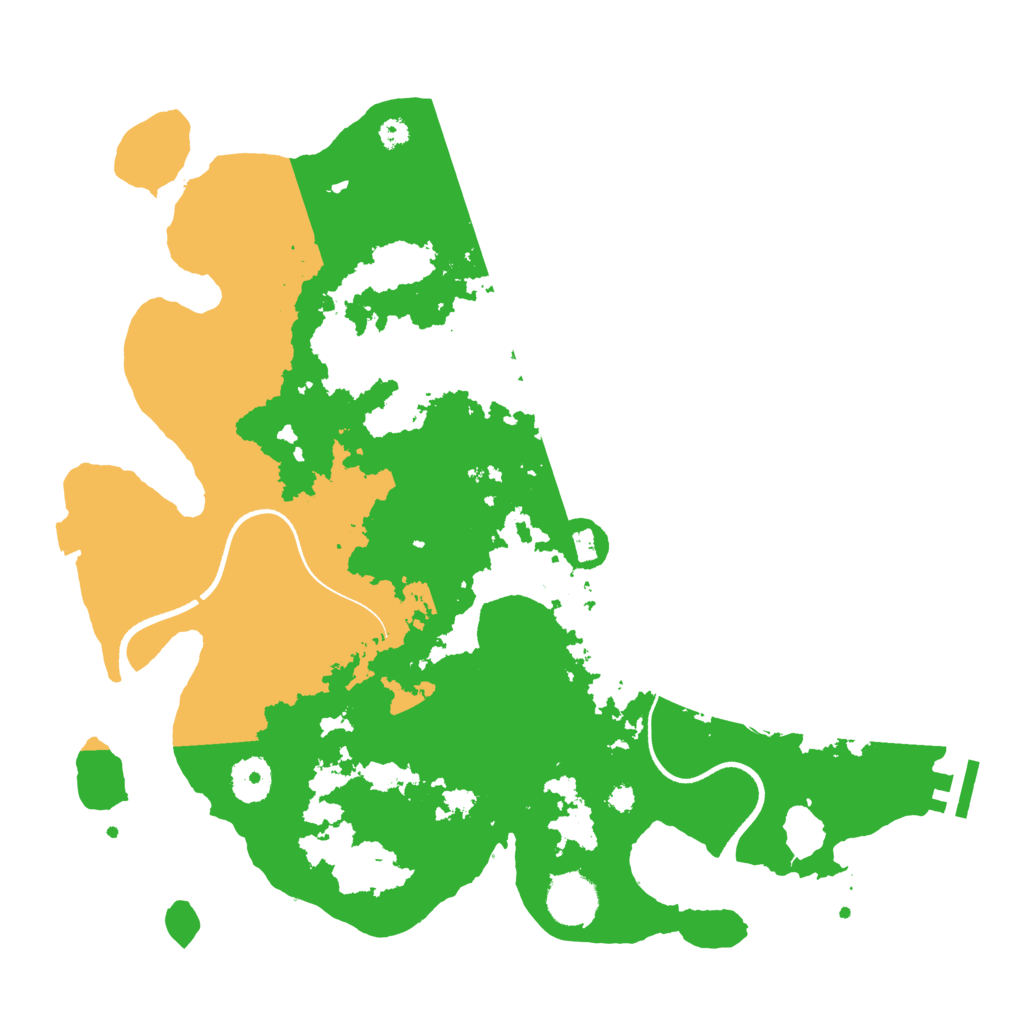 Biome Rust Map: Procedural Map, Size: 3550, Seed: 403877