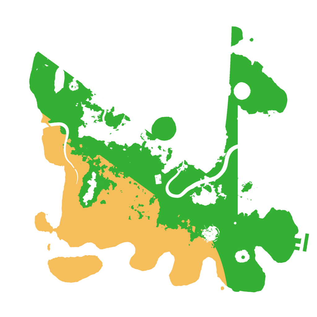 Biome Rust Map: Procedural Map, Size: 3550, Seed: 875235