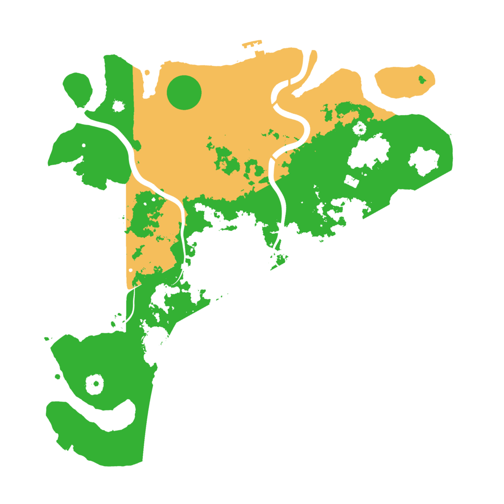 Biome Rust Map: Procedural Map, Size: 3850, Seed: 1086514717