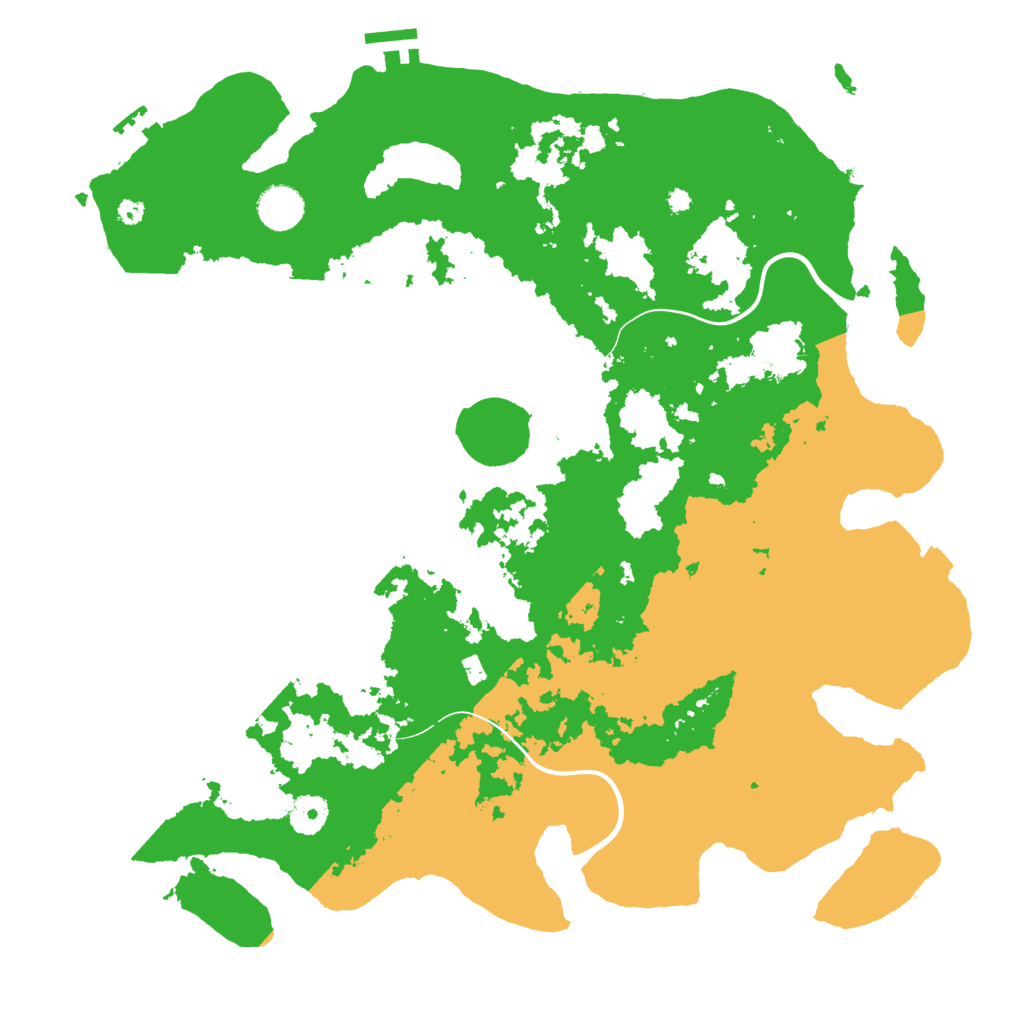 Biome Rust Map: Procedural Map, Size: 3950, Seed: 1197560603