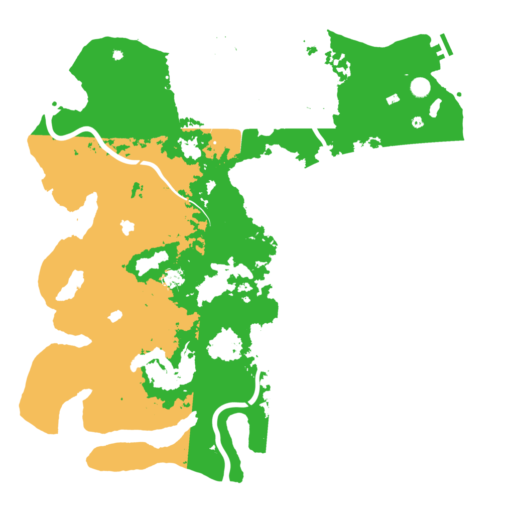 Biome Rust Map: Procedural Map, Size: 4500, Seed: 582035