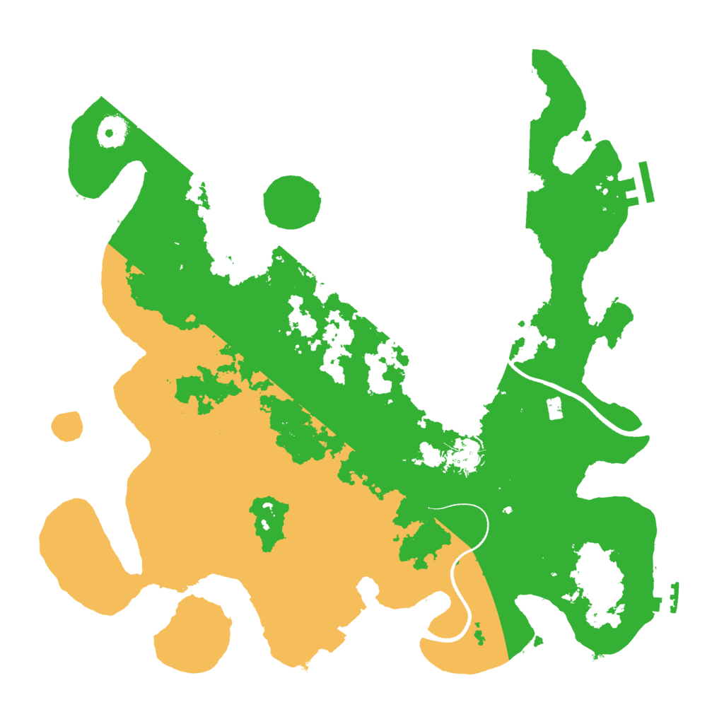 Biome Rust Map: Procedural Map, Size: 3550, Seed: 744160
