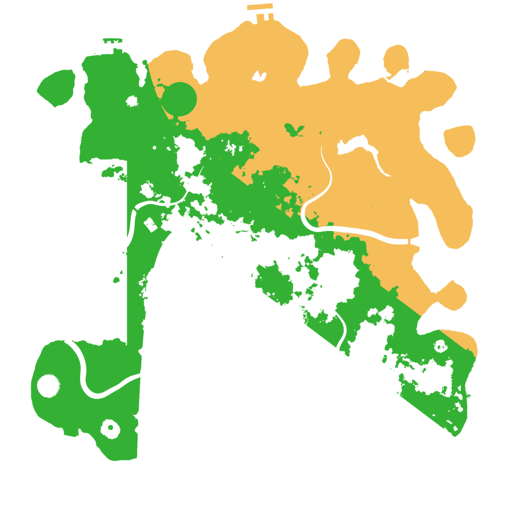 Biome Rust Map: Procedural Map, Size: 4000, Seed: 345031