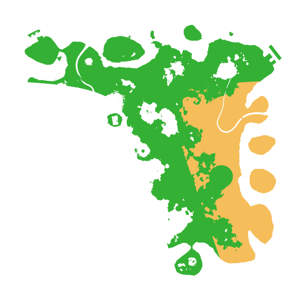 Biome Rust Map: Procedural Map, Size: 3550, Seed: 748028