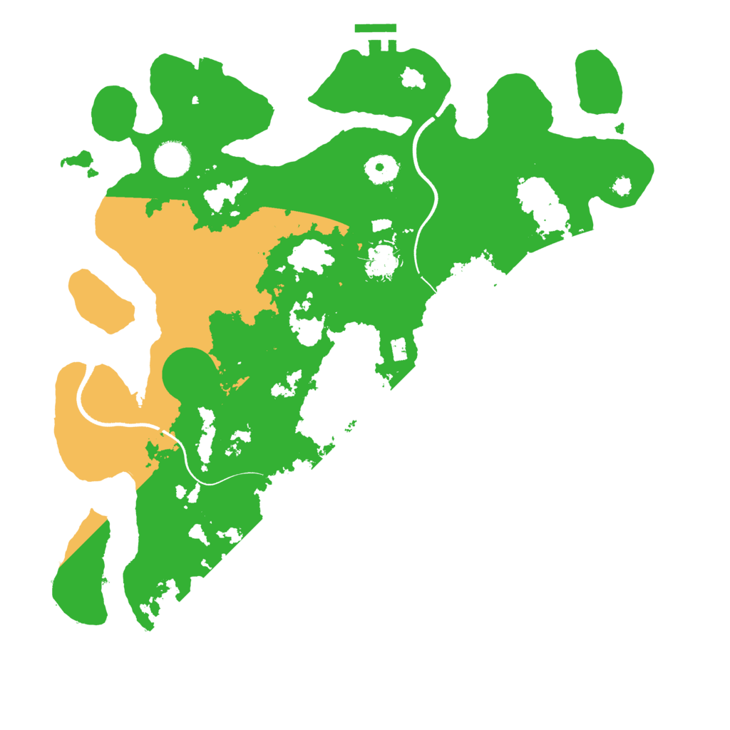Biome Rust Map: Procedural Map, Size: 3550, Seed: 925935