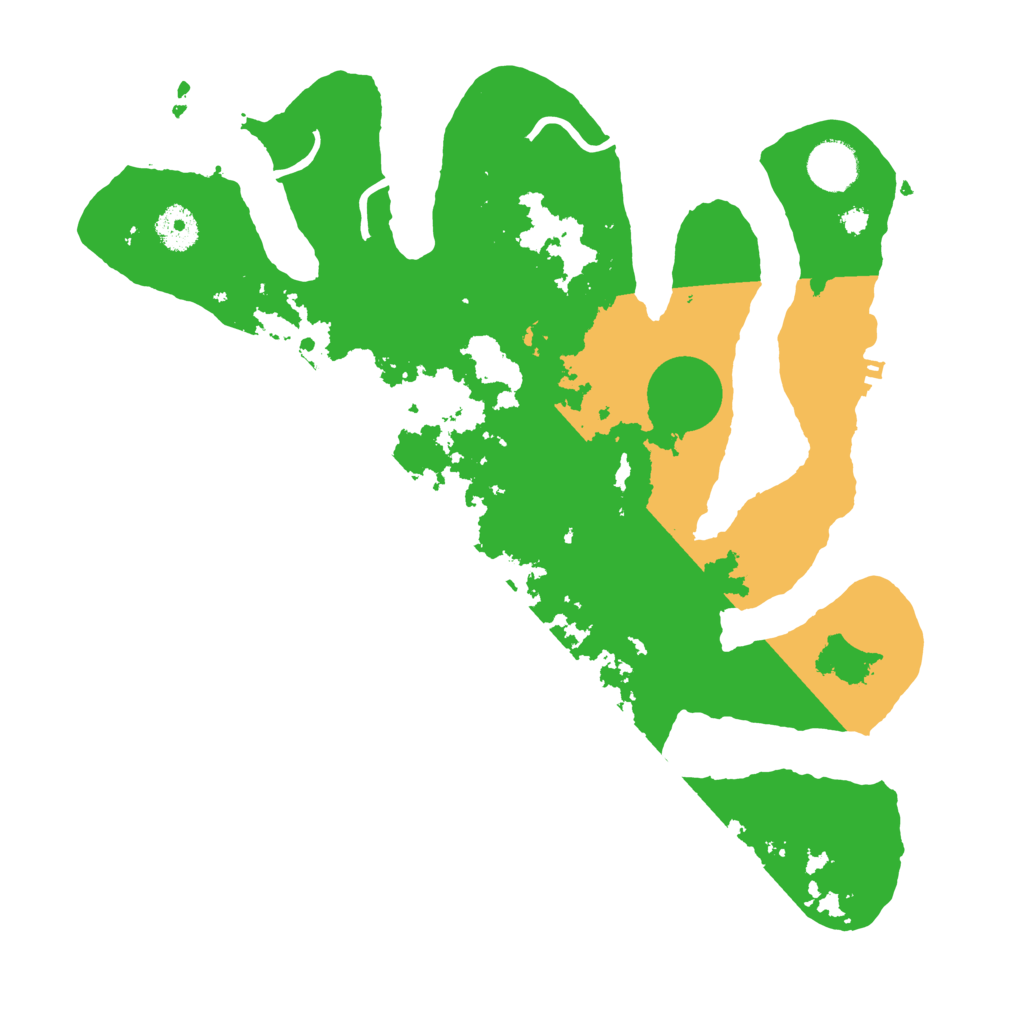 Biome Rust Map: Procedural Map, Size: 3600, Seed: 338550451