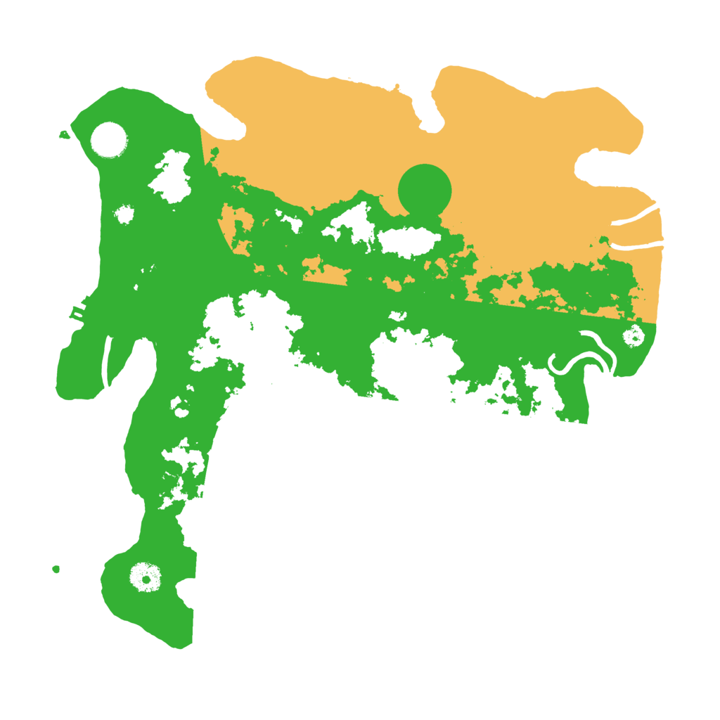 Biome Rust Map: Procedural Map, Size: 3550, Seed: 553402