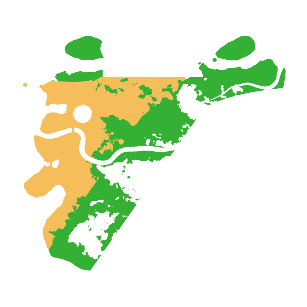 Biome Rust Map: Procedural Map, Size: 3000, Seed: 1383848749